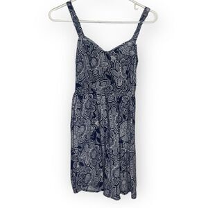 Forever 21navy white print summer  Dress size XS